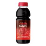 Bottle of Active Edge CherryActive Concentrated Montmorency Cherry Juice – 473ml, 100% natural with no added sugar, ideal for recovery, smoothies, and health-conscious lifestyles.