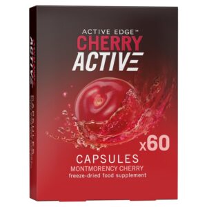 CherryActive Capsules – 100% freeze-dried Montmorency cherry powder in vegan vegetable capsules