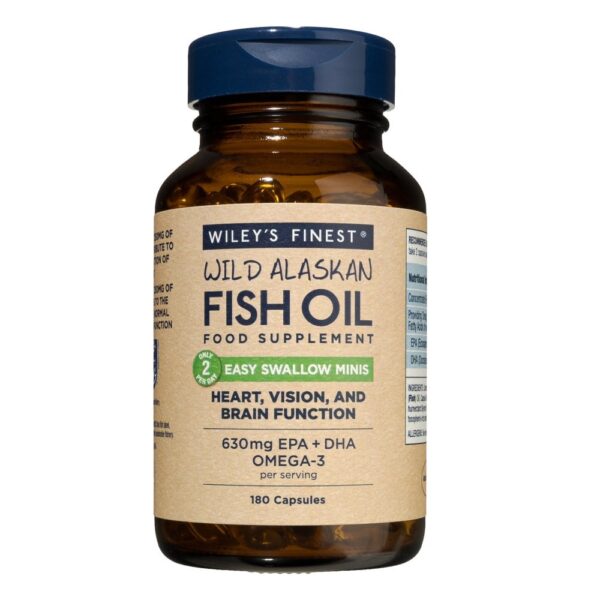 Wiley's Finest Easy Swallow Minis 180 Softgels
