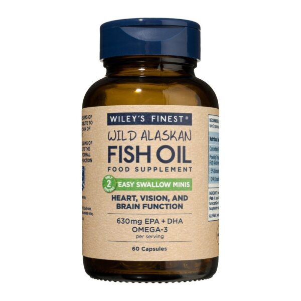 Wiley's Finest Easy Swallow Minis 60 Softgels