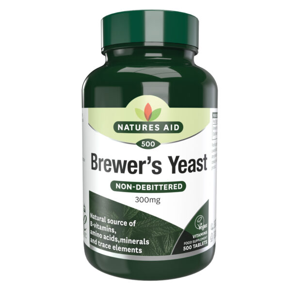 Natures Aid Brewers Yeast 300mg - 500 Tabs