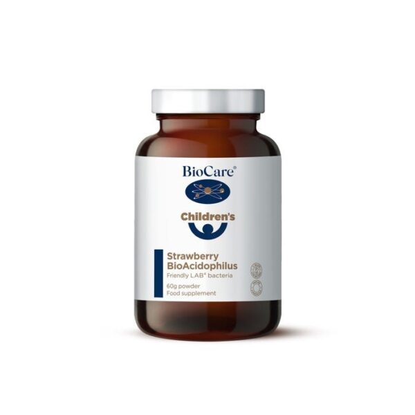 Biocare Children's Strawberry BioAcidophilus - 60g