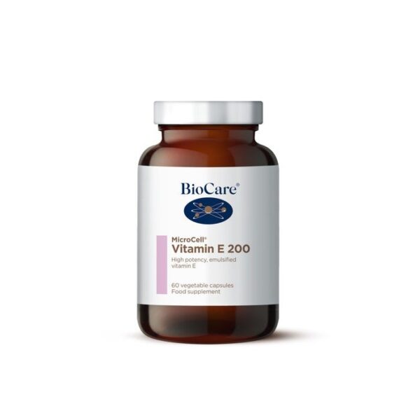 Biocare MicroCell Vitamin E 200 - 60 Caps