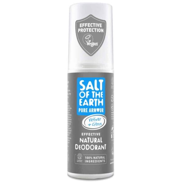 Salt of the earth Vetiver and Citrus deodorant spray 100ml
