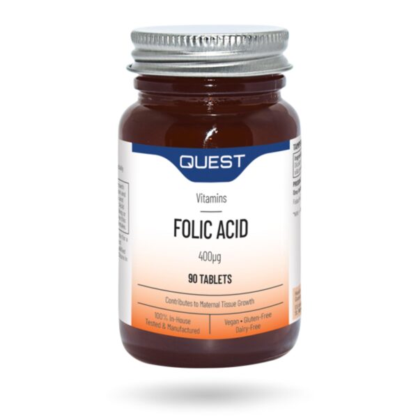 Quest FOLIC ACID 400mcg - 90 Tabs