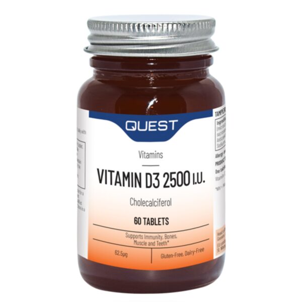 Quest VITAMIN D3 2500 i.u. - 60 Tabs