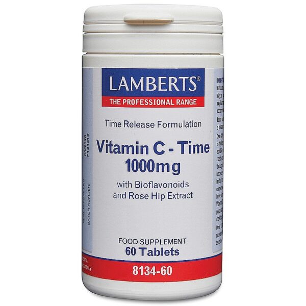 Lamberts Vitamin C - Time 1000mg - Fill Size 60 Tablets