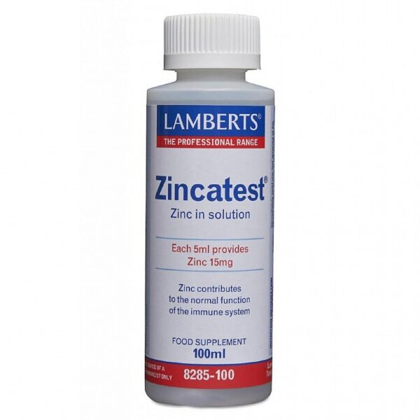 Lamberts Zincatest - Fill Size 100ml Liquid