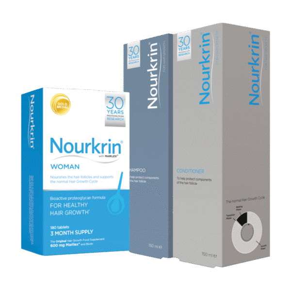 Nourkrin Woman 180 tablets with FREE shampoo & conditioner