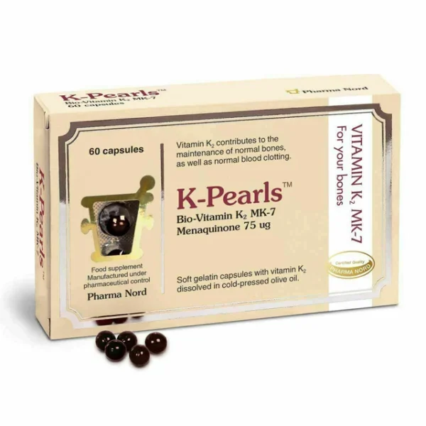 Pharma Nord K Pearls Bio-Vitamin K2 MK-7 75 mcg 60 Caps