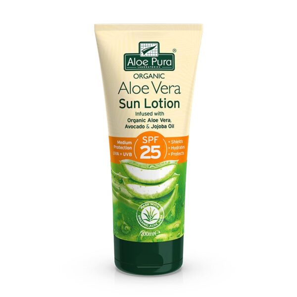 Aloe Pura Aloe Vera Sun Lotion SPF25 - 200ml