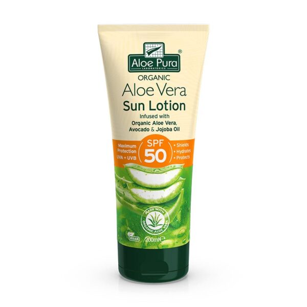 Aloe Pura Aloe Vera Sun Lotion SPF50 - 200ml
