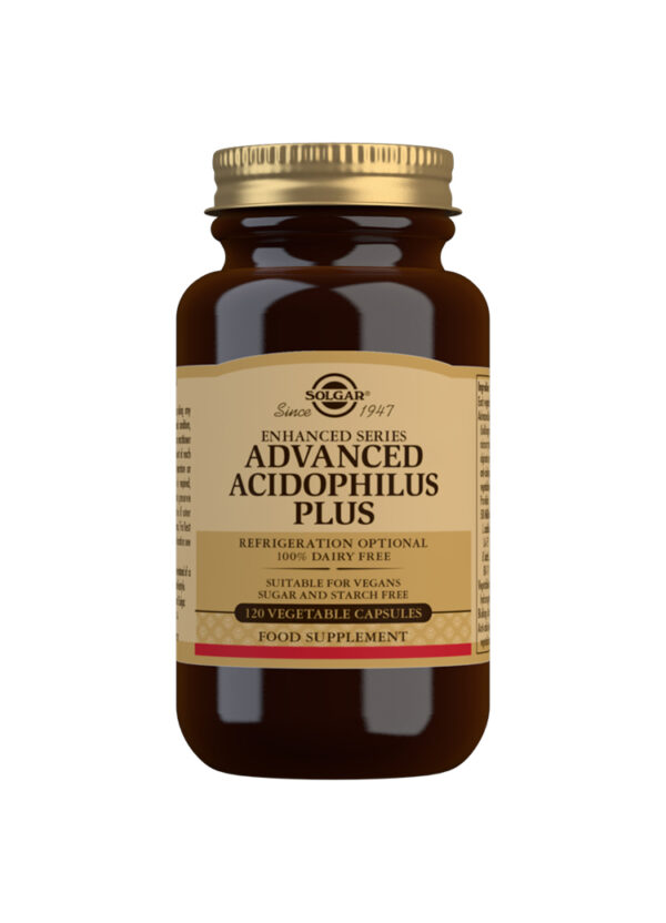 Solgar Advanced Acidophilus Plus Vegetable Capsules - Pack of 120