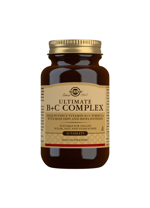 Solgar Ultimate B+C Complex Tablets - Pack of 30