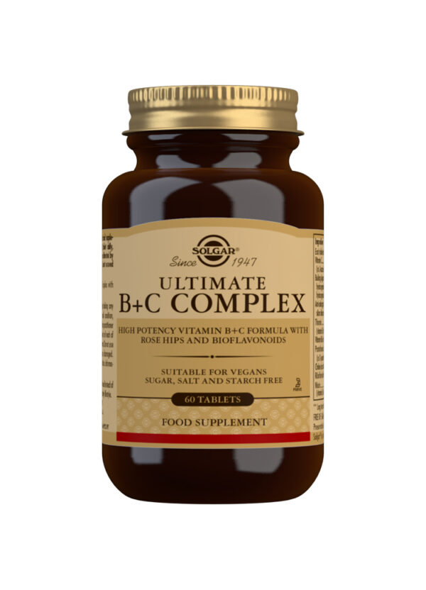 Solgar Ultimate B+C Complex Tablets - Pack of 60