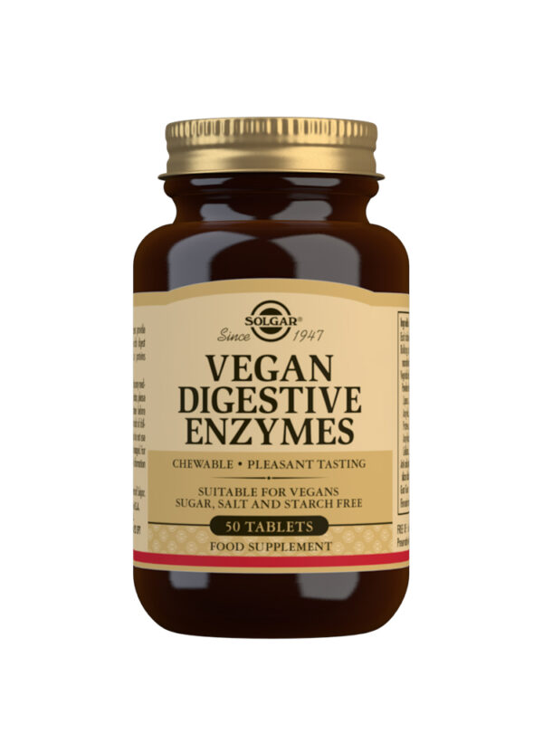 Solgar Vegan Digestive Enzymes Tablets - Pack of 50