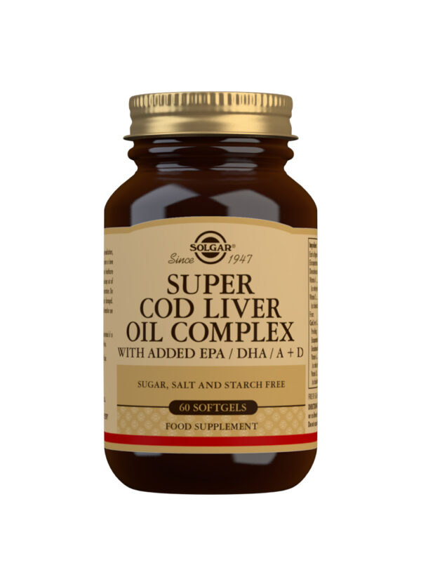 Solgar Super Cod Liver Oil Complex Softgels - Pack of 60