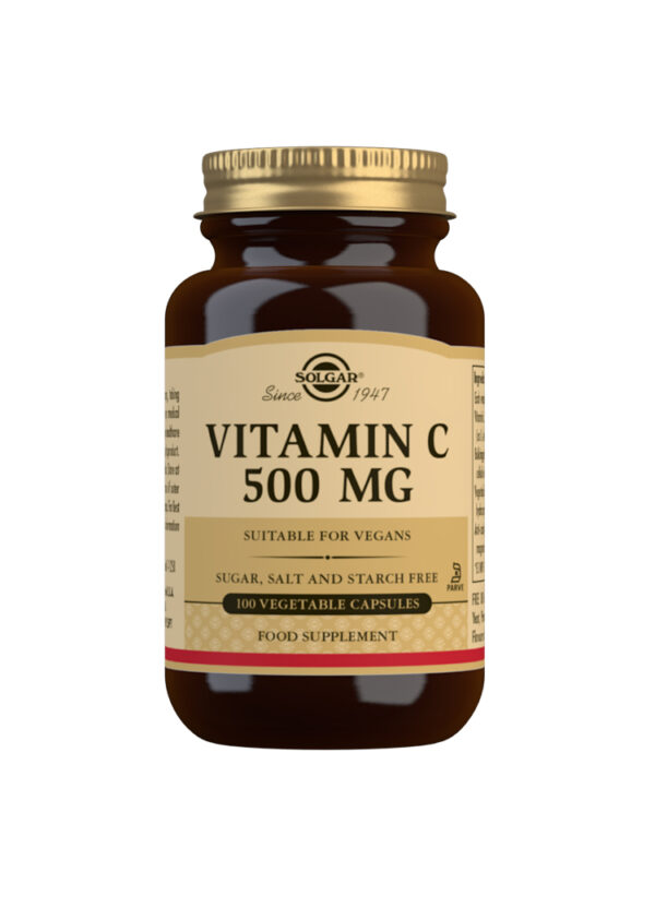 Solgar Vitamin C 500 mg Vegetable Capsules - Pack of 100