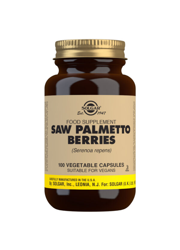 Solgar Saw Palmetto Berries Vegetable Capsules - Pack of 100