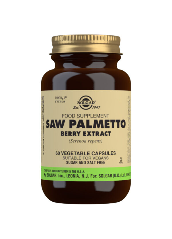 Solgar Saw Palmetto Berry Extract Vegetable Capsules - Pack of 60