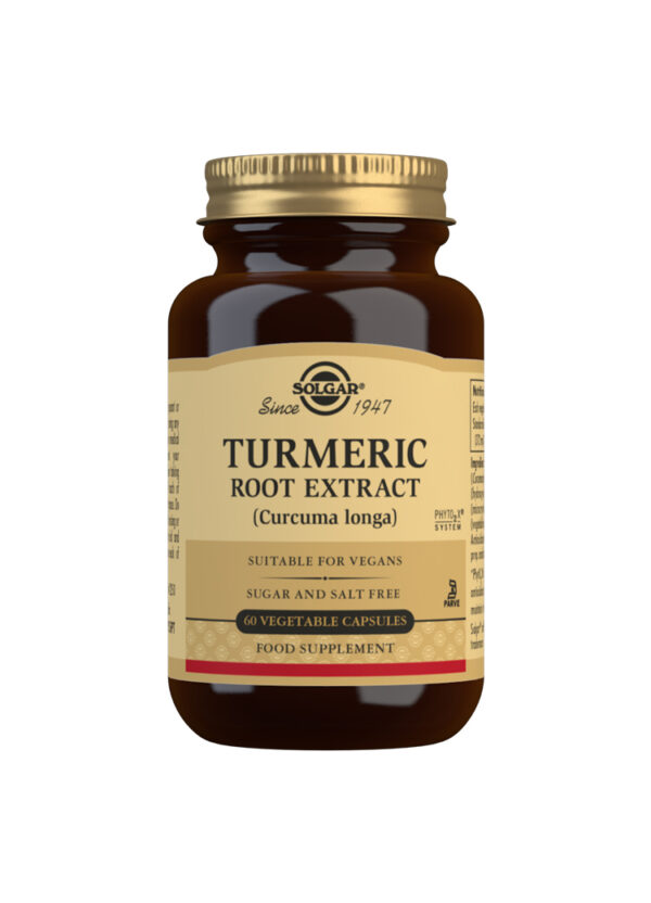 Solgar Turmeric Root Extract Vegetable Capsules - Pack of 60