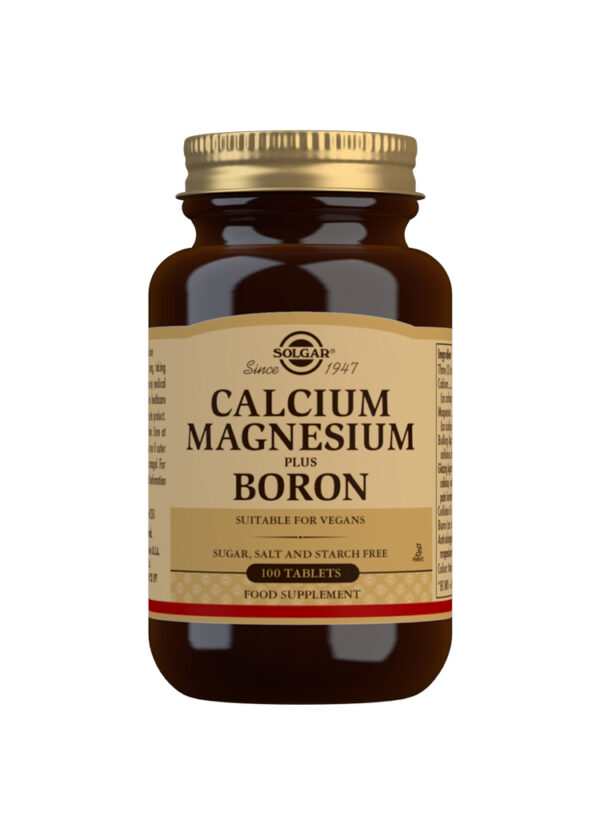 Solgar Calcium Magnesium Plus Boron Tablets - Pack of 100