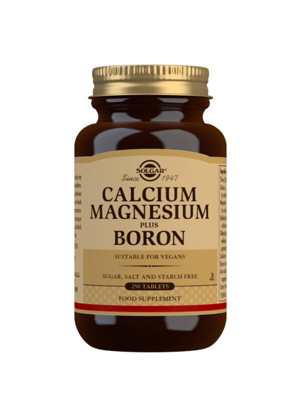 Solgar Calcium Magnesium Plus Boron Tablets - Pack of 250