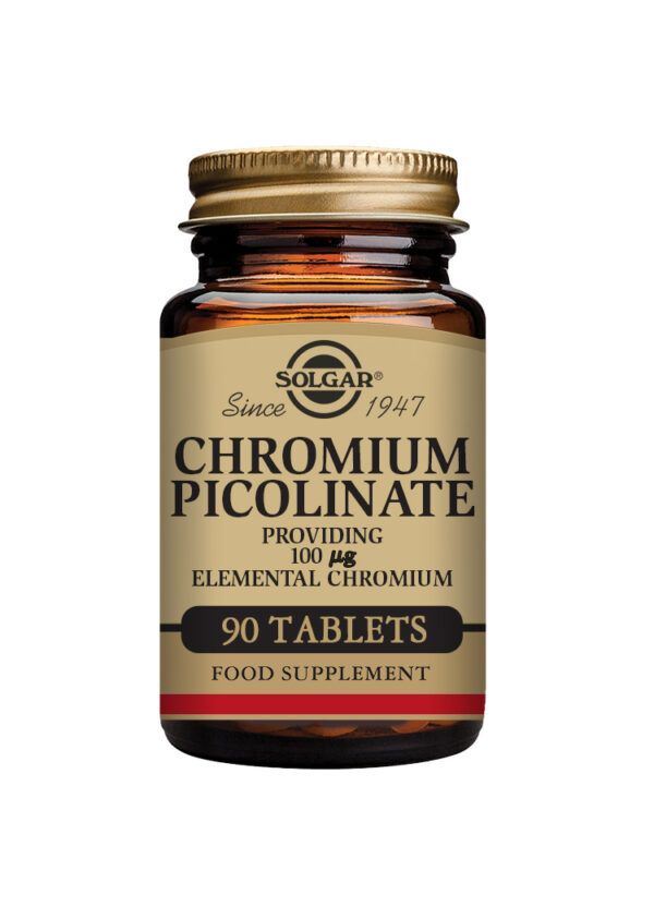 Solgar Chromium Picolinate 100 ug Tablets - Pack of 90