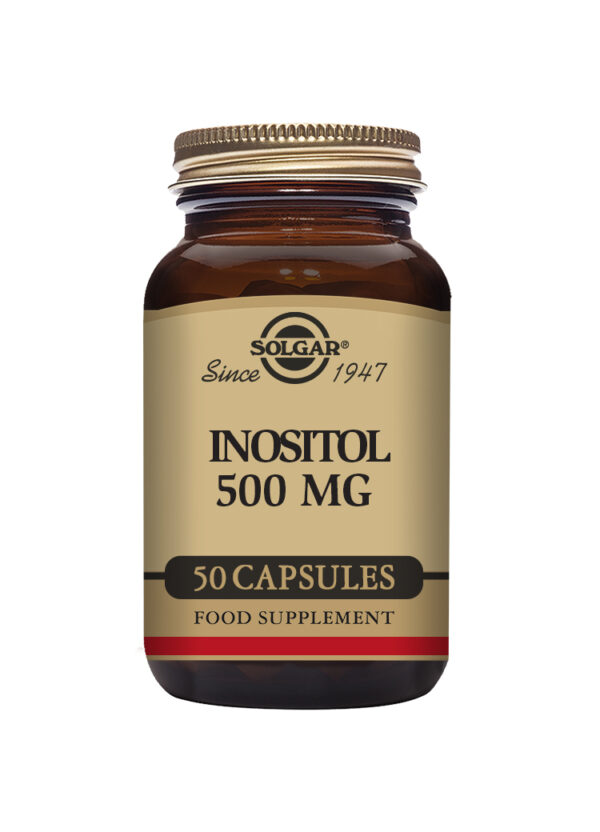 Solgar Inositol 500 mg Vegetable Capsules - Pack of 50