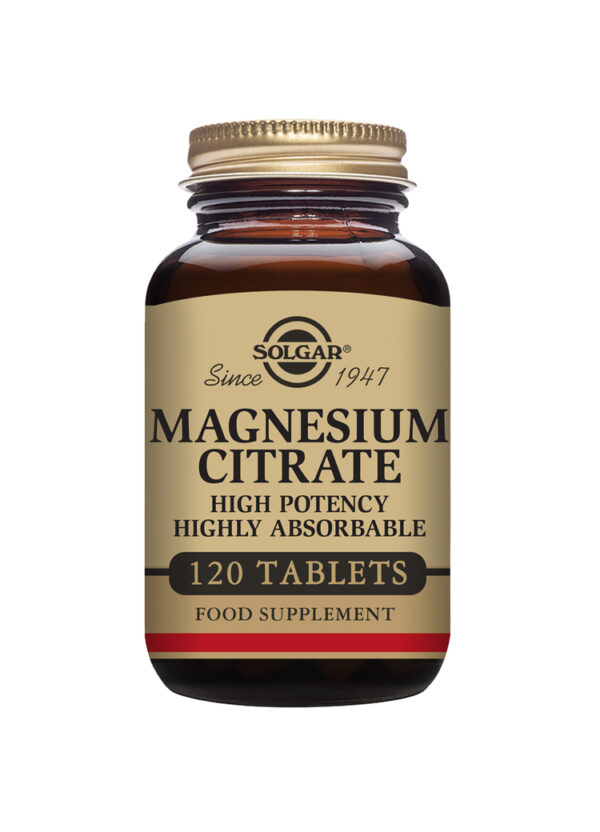 Solgar Magnesium Citrate Tablets - Pack of 120