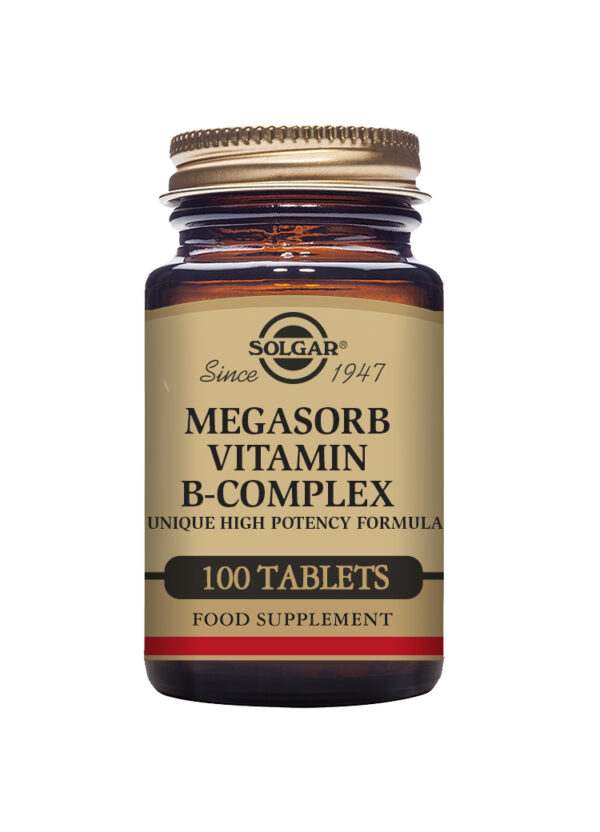 Solgar Magasorb Vitamin B-Complex High Potency Tablets - Pack of 100