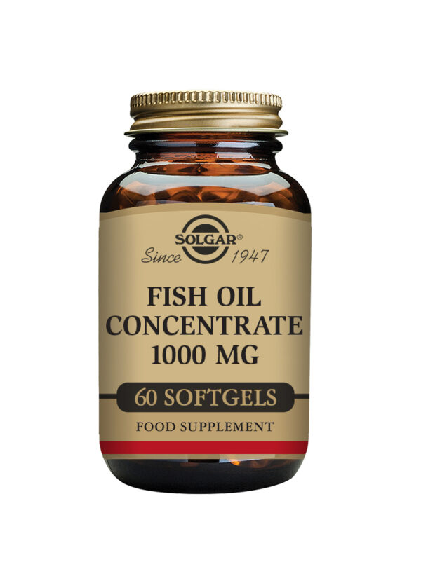 Solgar Fish Oil Concentrate 1000 mg Softgels - Pack of 60