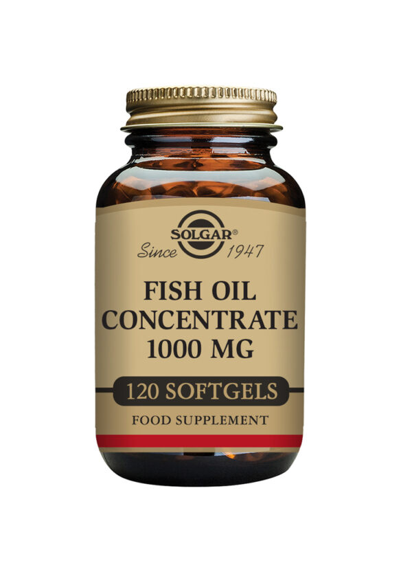Solgar Fish Oil Concentrate 1000 mg Softgels - Pack of 120