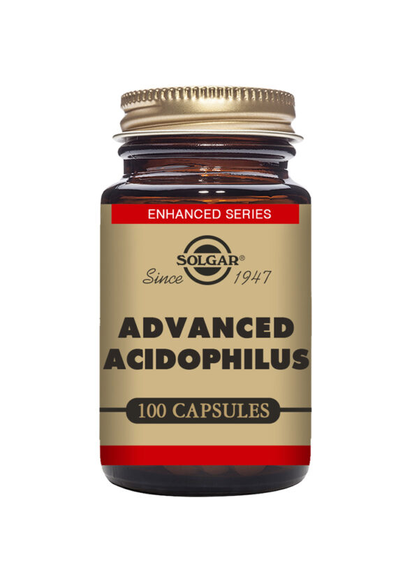 Solgar Advanced Acidophilus Vegetable Capsules - Pack of 100