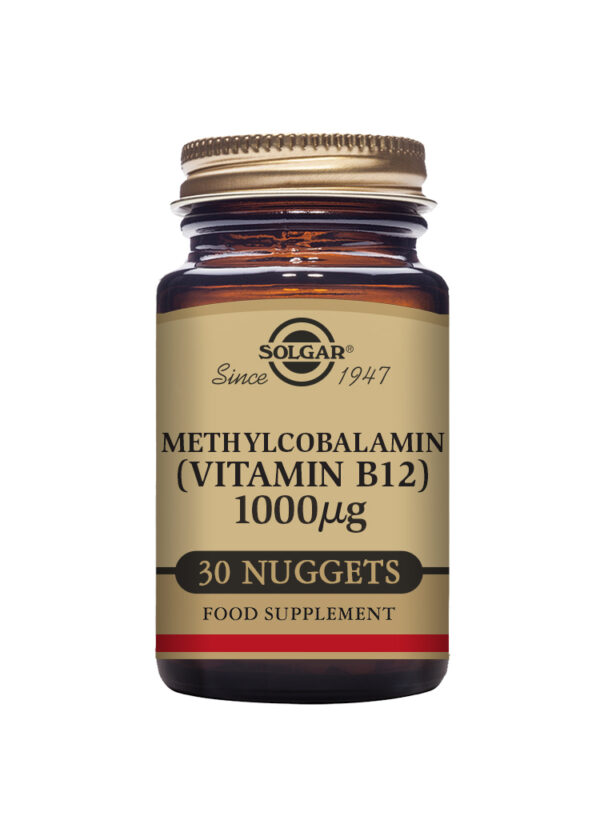 Solgar Methylcobalamin (Vitamin B12) 1000 mg Nuggets - Pack of 30