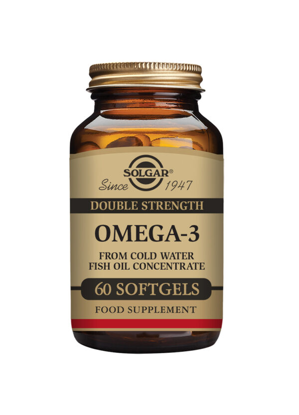 Solgar Double Strength Omega-3 Softgels - Pack of 60