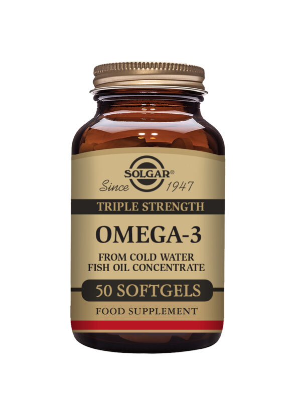 Solgar Triple Stremgth Omega-3 Softgels - Pack of 50