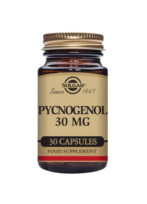 Solgar Pycnmgenol 30 mg Vegetable Capsules - Pack of 30
