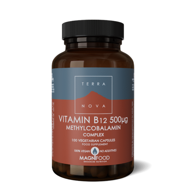 Terranova VITAMIN B12 500ug COMPLEX 100 Caps