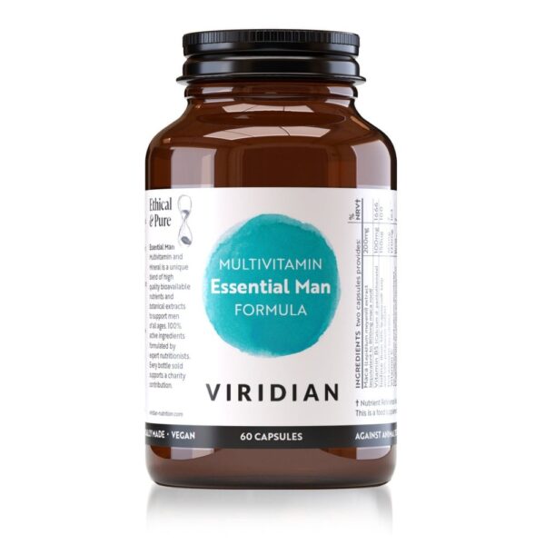 Viridian Essential Man Multivitamin 60 Veg Caps