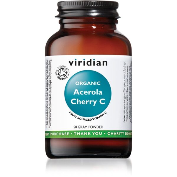 Viridian Acerola Vitamin C Powder (Organic) 50g