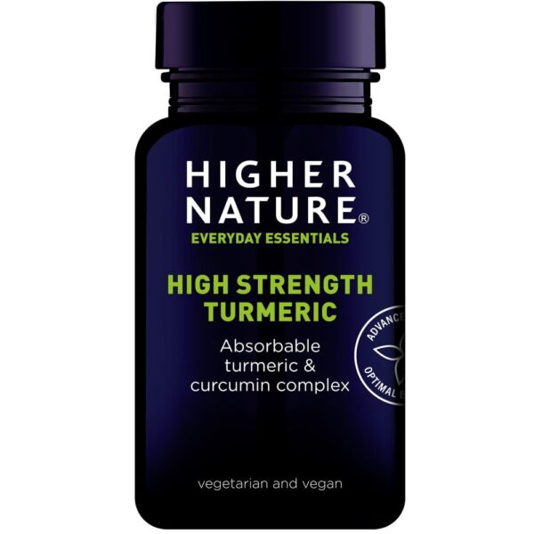 Higher Nature High Strength Turmeric 60 Vegicaps