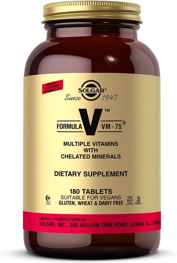 Solgar Formula VM-75 Tablets - Pack of 180