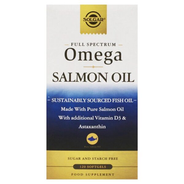 Solgar Omega Salmon Oil - 120 Softgels