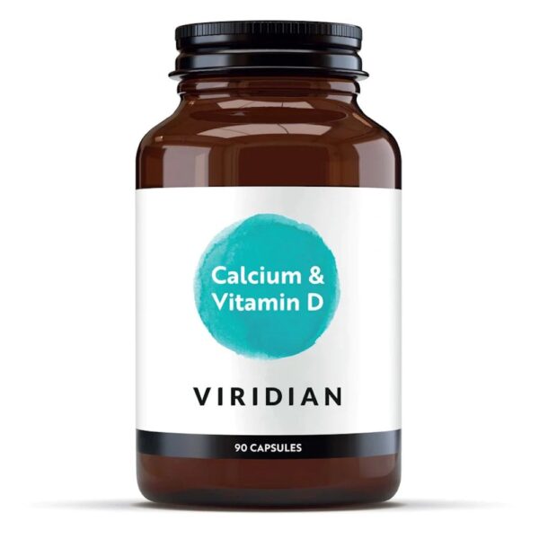 Viridian High Potency Calcium & Vitamin D3 90 Capsules
